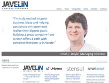 Tablet Screenshot of javelinvp.com